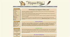 Desktop Screenshot of hypno-files.com